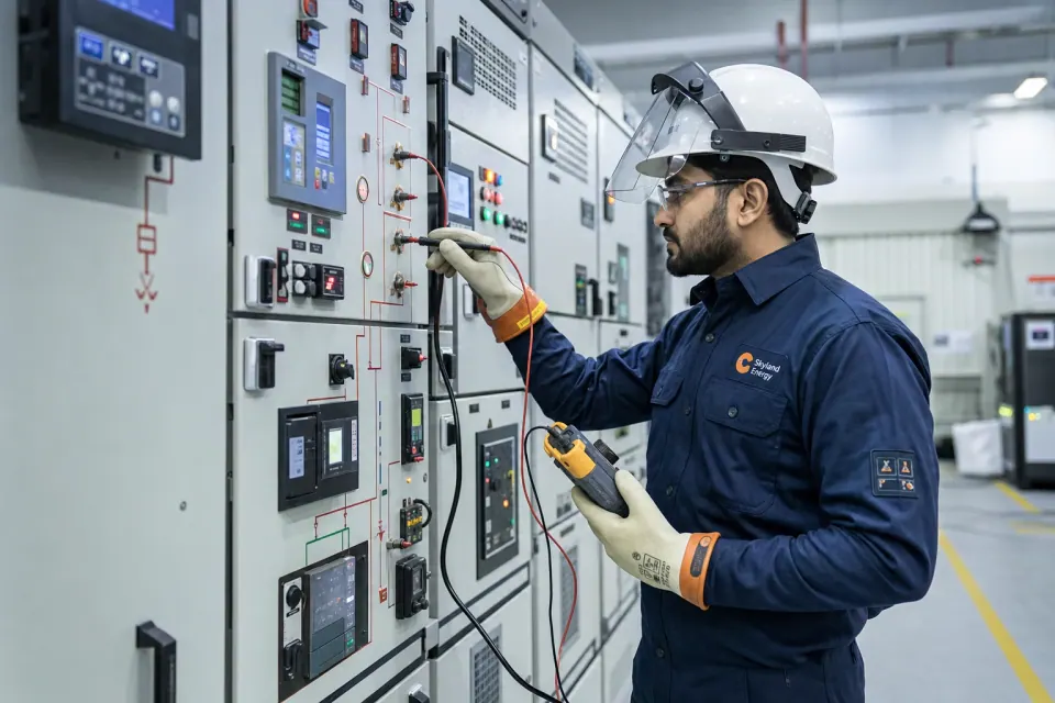 Electrical energy system inspection
